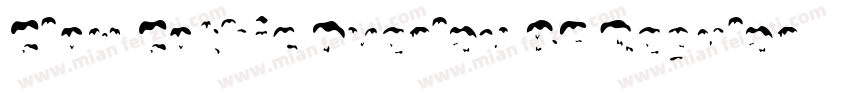 Glow Gothic Overlay BF Regular字体转换